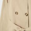 Gabardina de cuello alto con cinturón Gabardina de cuello alto con cinturón