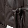 Gabardina de cuello alto con efecto piel Gabardina de cuello alto con efecto piel