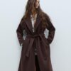 Gabardina de tacto suave