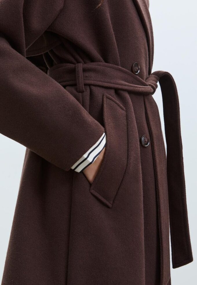 Gabardina de tacto suave