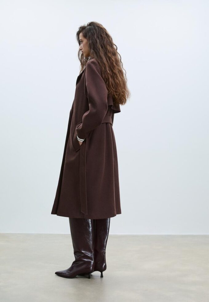 Gabardina de tacto suave