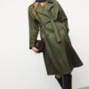 Gabardina larga de imitación de gamuza Gabardina larga de imitación de gamuza