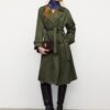 Gabardina larga de imitación de gamuza Gabardina larga de imitación de gamuza