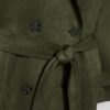 Gabardina larga de imitación de gamuza Gabardina larga de imitación de gamuza