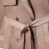 Gabardina larga de imitación de gamuza Gabardina larga de imitación de gamuza