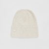 Gorro de punto acanalado con placa