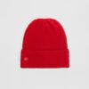 Gorro de punto acanalado con placa