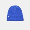 Gorro de punto acanalado con placa