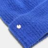 Gorro de punto acanalado con placa