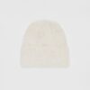 Gorro de punto acanalado con placa