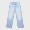 Jeans de cintura baja y pierna recta con presillas Jeans de cintura baja y pierna recta con presillas