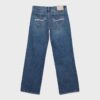 Jeans de cintura baja y pierna recta con presillas Jeans de cintura baja y pierna recta con presillas