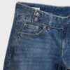Jeans de cintura baja y pierna recta con presillas Jeans de cintura baja y pierna recta con presillas