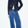 Jeans de pierna recta con bolsillos Jeans de pierna recta con bolsillos
