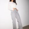 Jeans de talle bajo y corte recto Jeans de talle bajo y corte recto