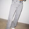 Jeans de talle bajo y corte recto Jeans de talle bajo y corte recto