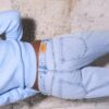 Jeans de talle bajo y corte recto Jeans de talle bajo y corte recto