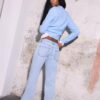 Jeans de talle bajo y corte recto Jeans de talle bajo y corte recto