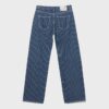 Jeans holgados a rayas de cintura media Jeans holgados a rayas de cintura media