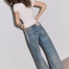 Jeans holgados de talle medio Jeans holgados de talle medio