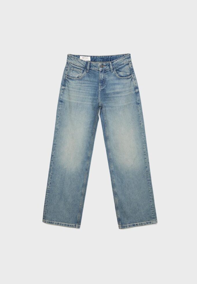 Jeans holgados de talle medio Jeans holgados de talle medio