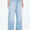 Jeans holgados Wide Leg con tachuelas Jeans holgados Wide Leg con tachuelas