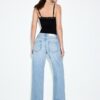 Jeans holgados Wide Leg con tachuelas Jeans holgados Wide Leg con tachuelas