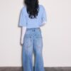 Jeans superholgados con estrellas laterales Jeans superholgados con estrellas laterales