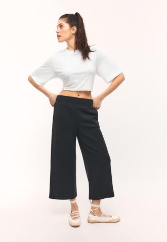 Jersey de cuello alto Oversize de tacto suave