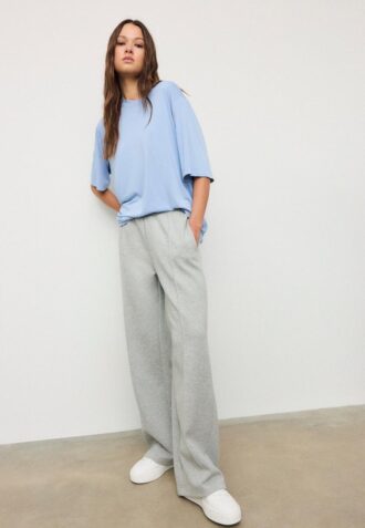 Jersey de cuello alto Oversize de tacto suave