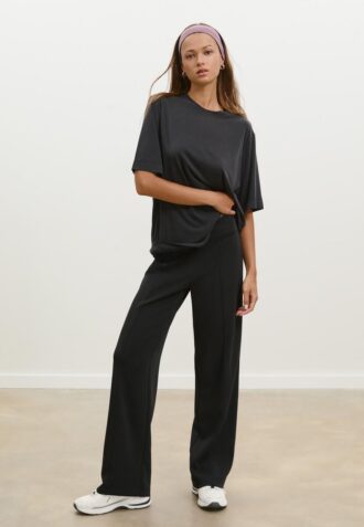 Jersey de cuello alto Oversize de tacto suave