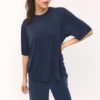 Jersey de cuello alto Oversize de tacto suave Jersey de cuello alto Oversize de tacto suave