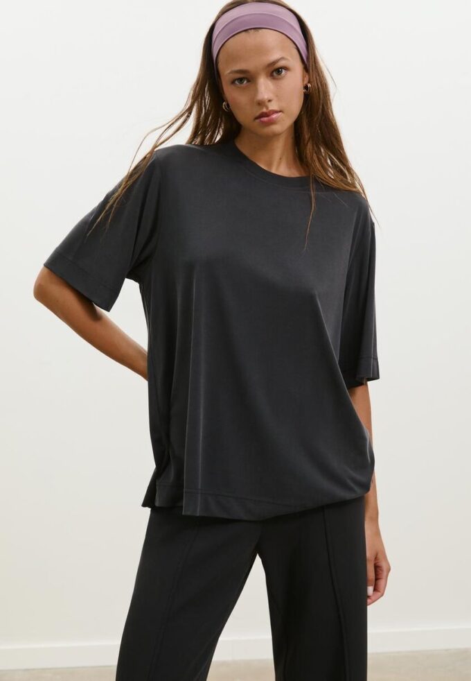 Jersey de cuello alto Oversize de tacto suave Jersey de cuello alto Oversize de tacto suave