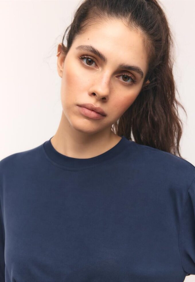 Jersey de cuello alto Oversize de tacto suave Jersey de cuello alto Oversize de tacto suave