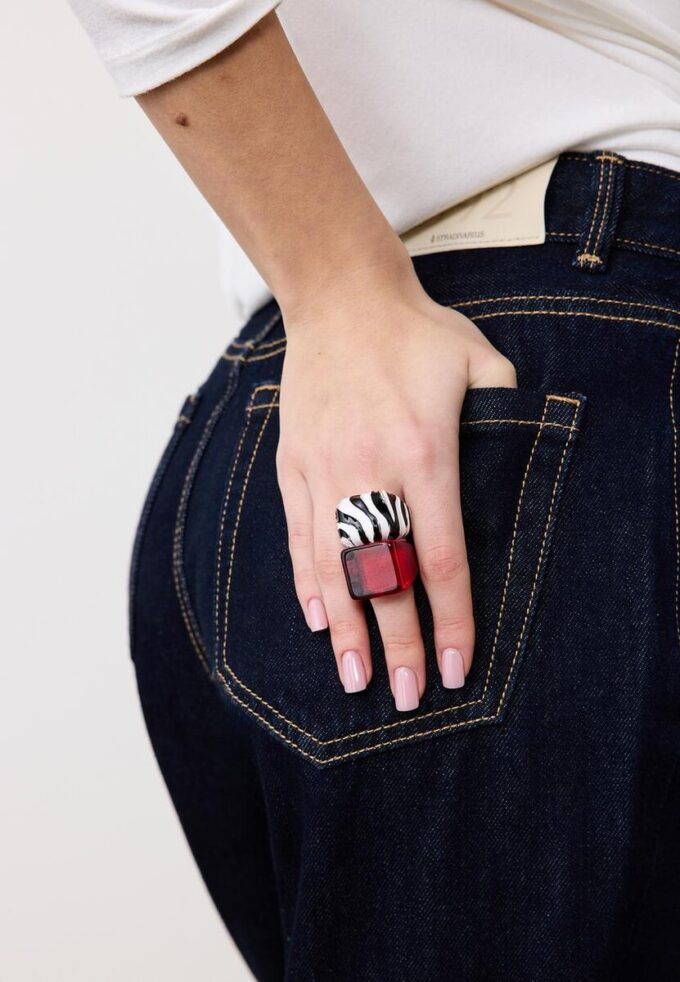 Juego de 2 anillos combinados