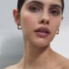 Juego de 2 aretes impermeables