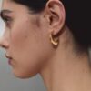 Juego de 2 aretes impermeables