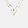 Juego de 2 collares impermeables con estrella y corazón