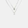 Juego de 2 collares impermeables con estrella y corazón