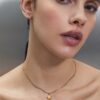 Juego de 2 collares impermeables con estrella y corazón