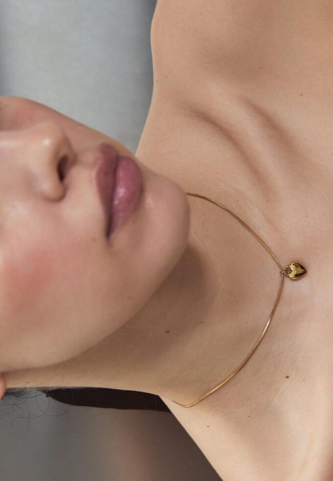 Juego de 2 collares impermeables con estrella y corazón