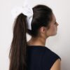Juego de 2 gomas para el pelo bordadas