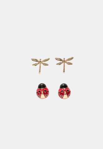 Juego de 2 pares de aretes Garden