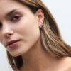Juego de 2 pares de aretes Garden