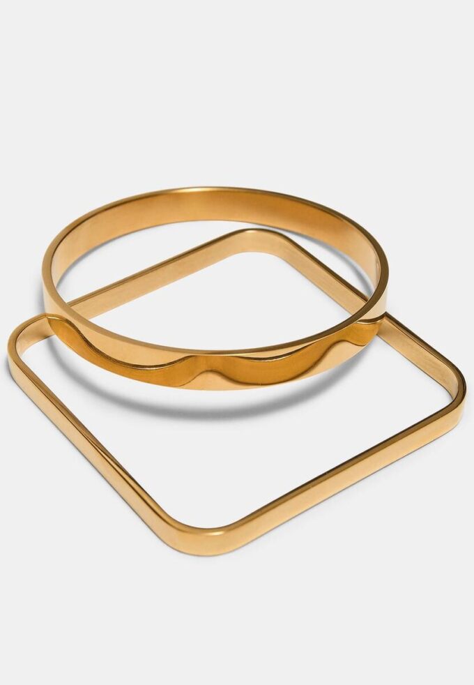 Juego de 2 pulseras combinadas impermeables