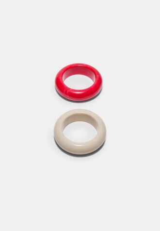 Juego de 2 pulseras de acetato
