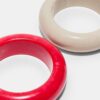 Juego de 2 pulseras de acetato