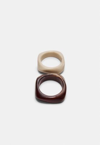 Juego de 2 pulseras rígidas