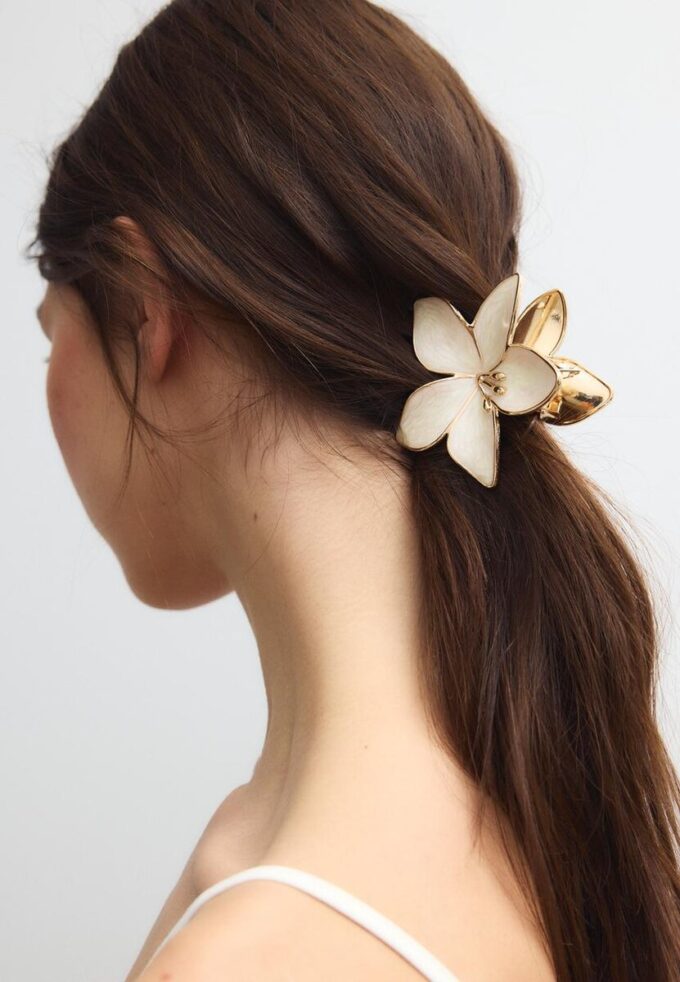 Juego de 3 broches de flores