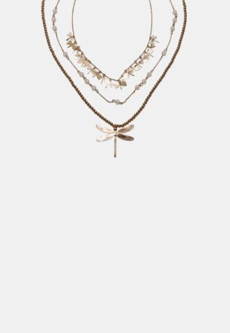 Juego de 3 collares de libélula